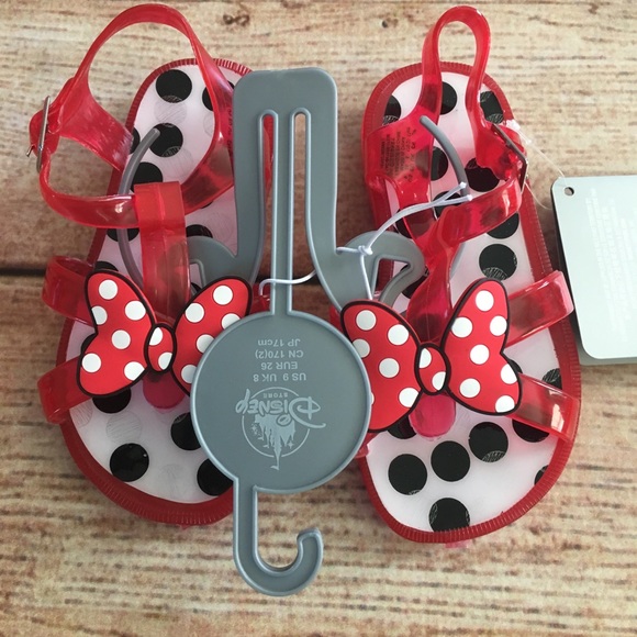 minnie mouse jelly sandals